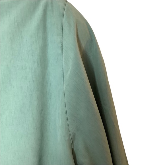 Vintage Women's 80's Pastel Green Longline Anorak Parka Coat Size S/M - Picture 7 of 13